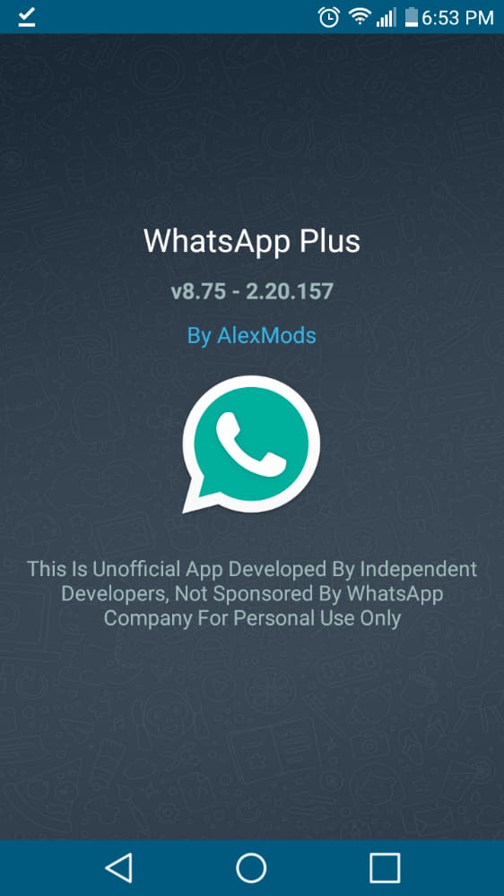 WhatsApp Plus versión 8.75 2020 Angellomix