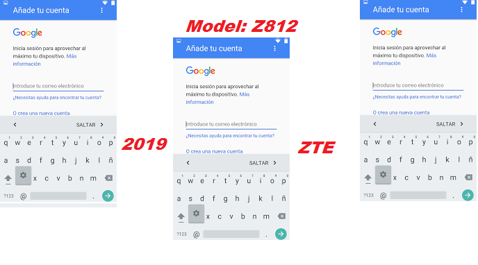 Eliminar cuenta antirrobo de google de un zte modelo z812