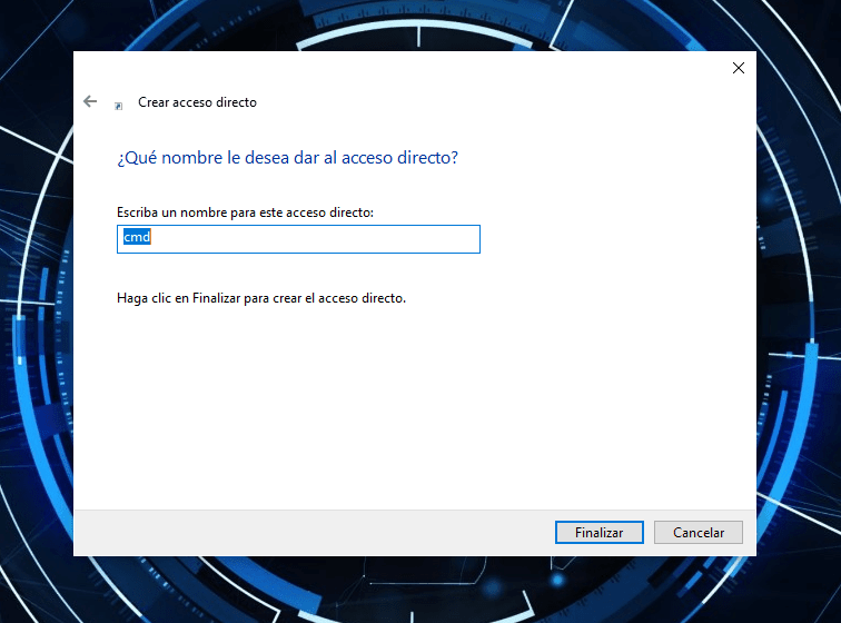 CREAR ACCESO DIRECTO DEL CMD EN WINDOWS 10 AÑO 2020 min