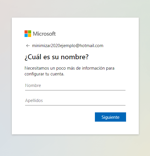 crear correo hotmail extencion hotmail u outlook agregando contraseña nueva nombre