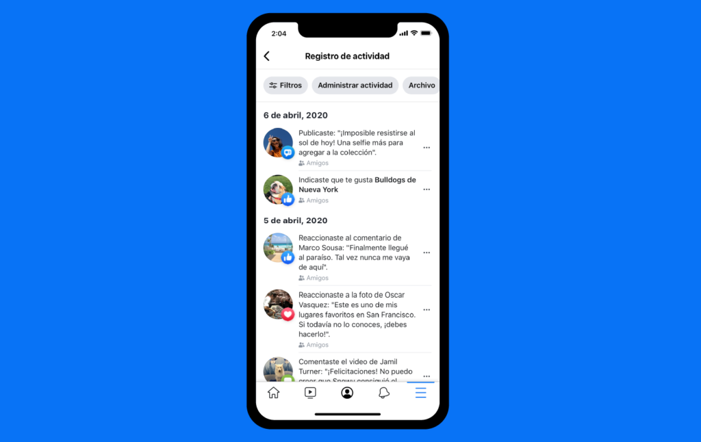 Administrar actividad de facebook eliminar para siempre tu actividad sin borrar tu cuenta